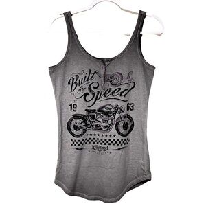 Lethal Angel - Built for Speed Gray Tank - Size XL